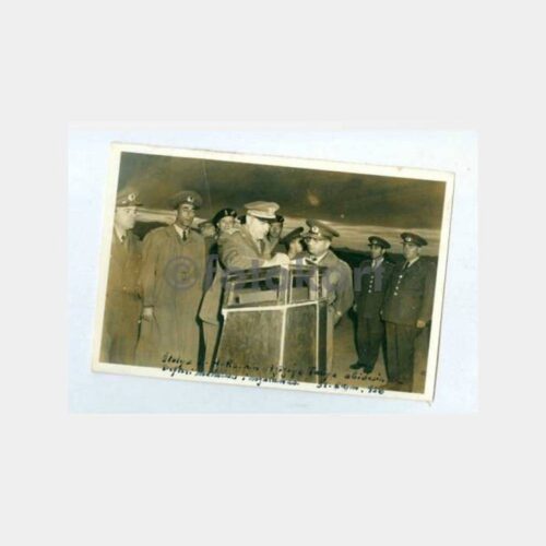 1956 Erzurum Aziziye Tabyası Anıt İmza Tören Fotoğraf