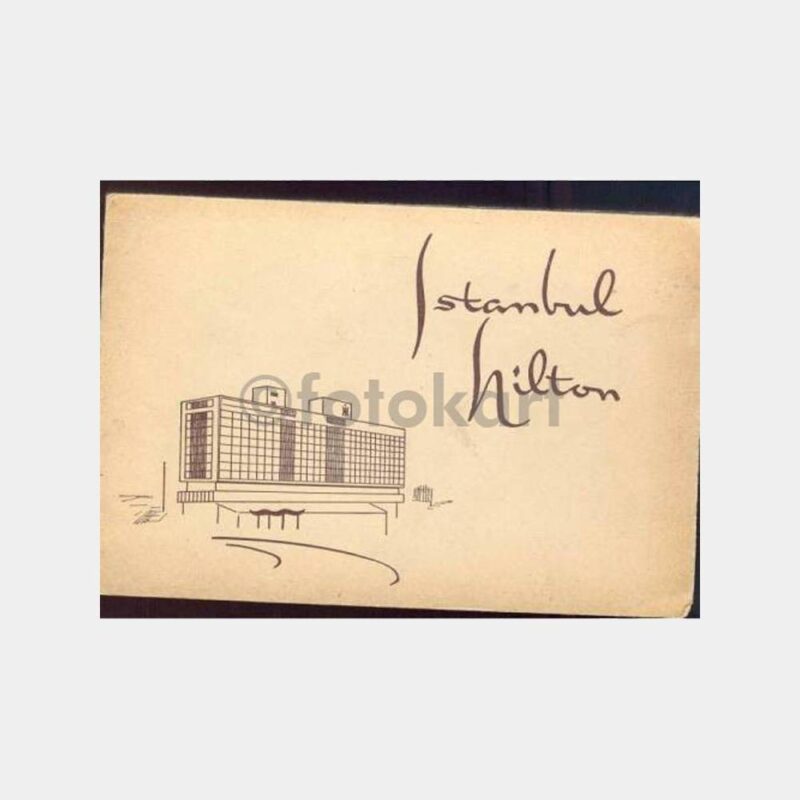 İstanbul Hilton Oteli Folklor Fotoğraf Kabı - Görsel 2