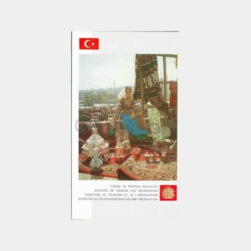 1968 Türk Folklor Kız Görünüş Kartpostal