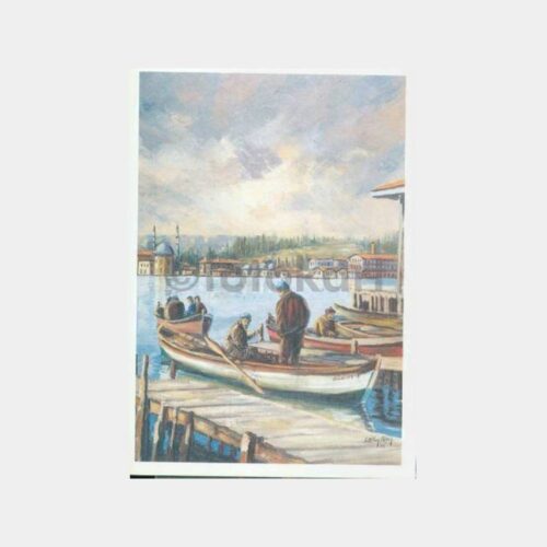 1998 Eyüp Haliç - Tablo Tebrik Kartı