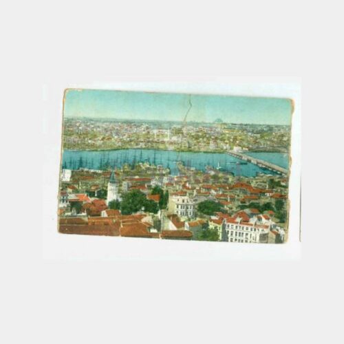İstanbul Haliç Konulu Kartpostal