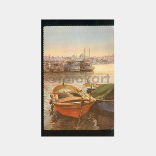 İstanbul Haliç Deniz Taşıtları Kartpostal