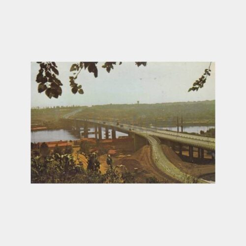 1975 İstanbul Haliç Köprüsü Görünüş Kartpostal