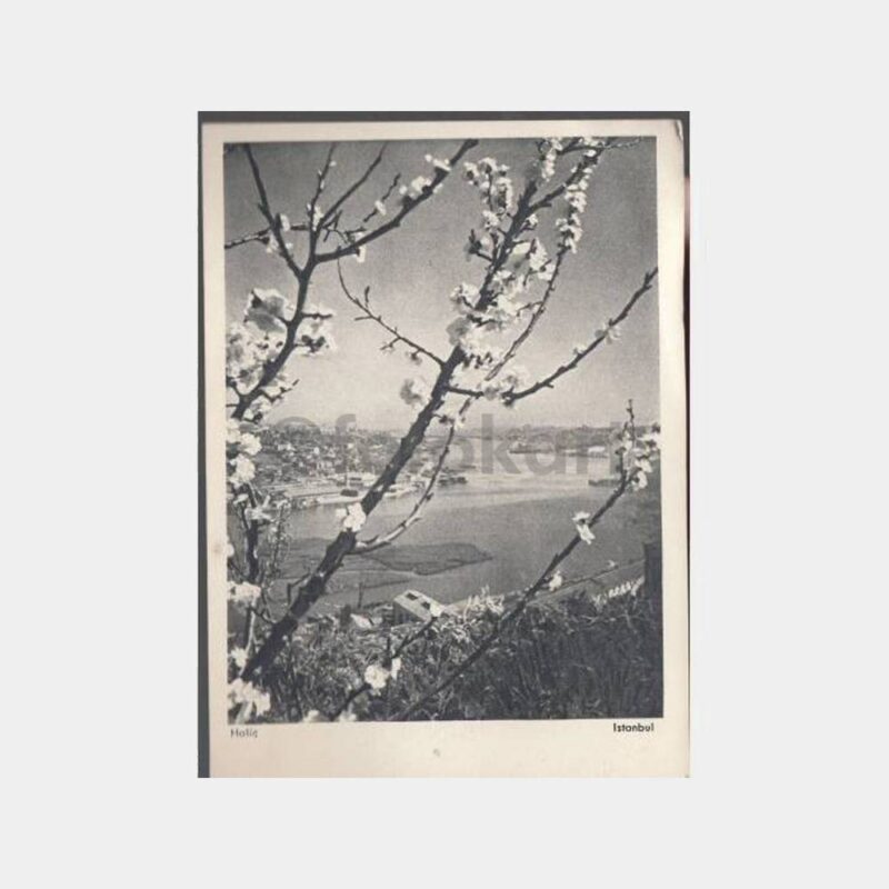 1958 İstanbul Haliç Kartpostal