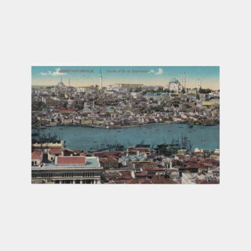 1920 İstanbul Haliç Genel Görünüş Kartpostal