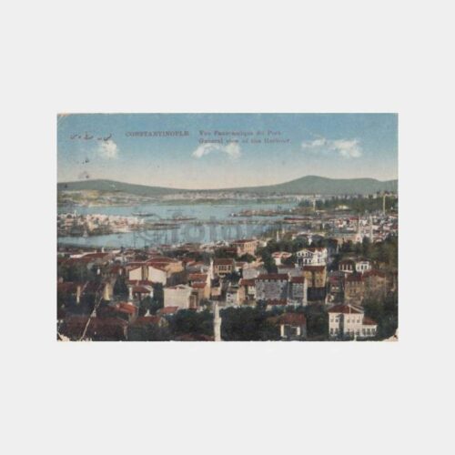 1920 İstanbul Haliç Eyüp Görünüş Kartpostal