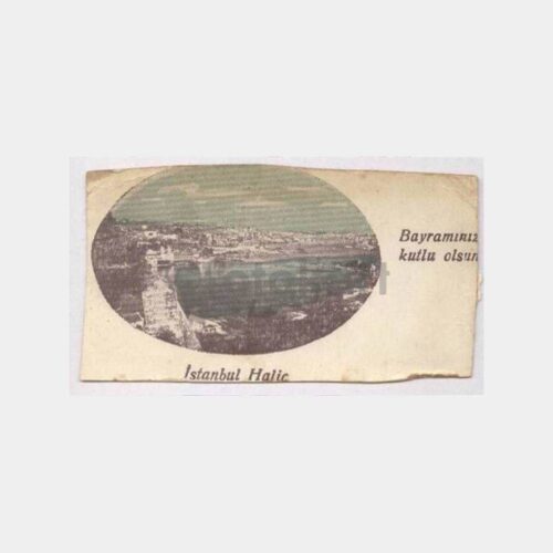 İstanbul Haliç Görünüş Tebrik Fotokart