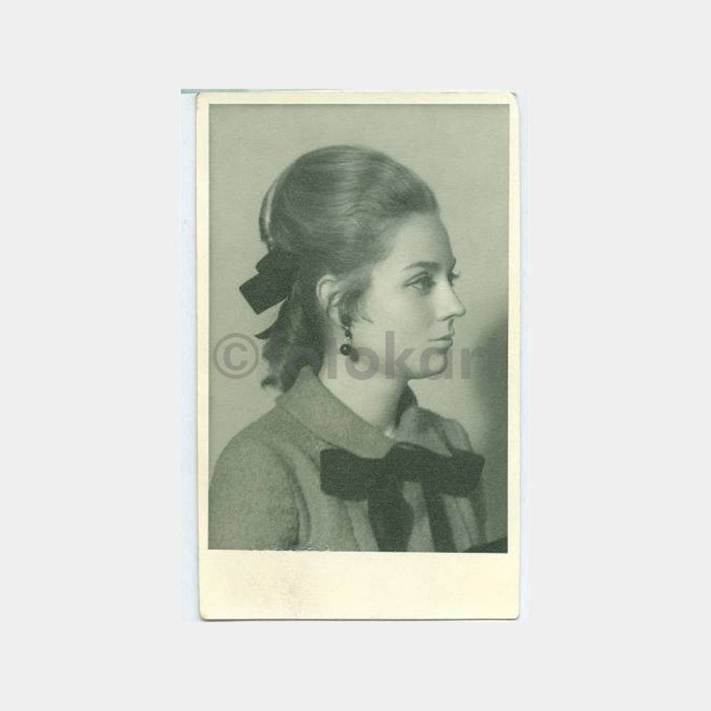 1960 Kadın Portre Görünüş Fotoğraf