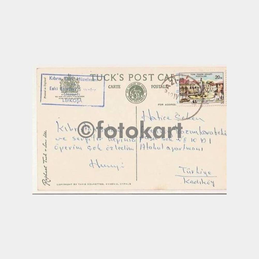 1977 Kıbrıs Limasol Görünüş Damgalı Kartpostal - Görsel 2