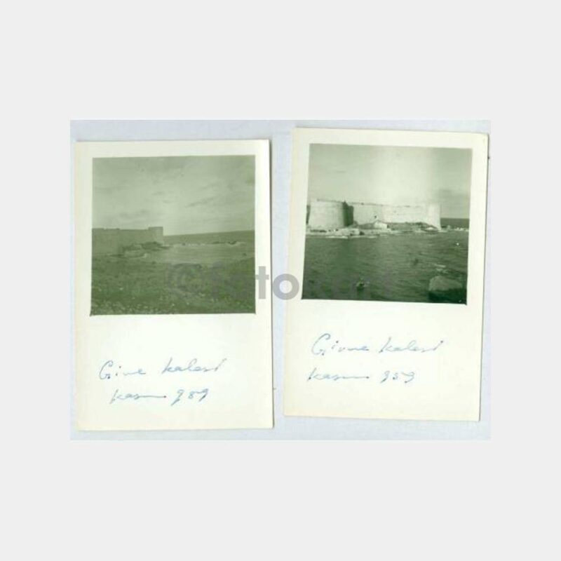 1959 Kıbrıs Girne Kalesi 3 Adet Fotoğraf