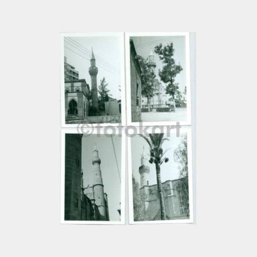 1960 Kıbrıs Türk Camileri 6 Adet Fotoğraf