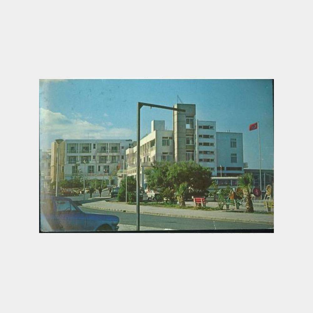 1985 Kıbrıs Girne Dome Hotel Damgalı Kartpostal