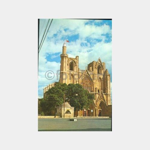 1985 Kıbrıs Magosa Lalamustafapaşa Camii Kartpostal