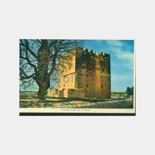 Kıbrıs Limasol Kolossi Kalesi Görünüş Kartpostal
