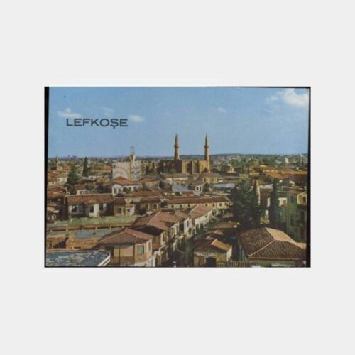 Kıbrıs Lefkoşa Şehir Görünüş Kartpostal