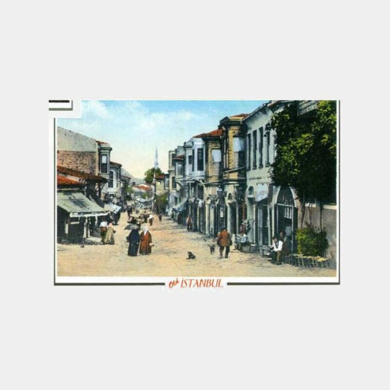 1990 Eski İstanbul Üsküdar Tarihi Ev Kartpostal