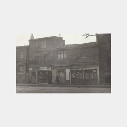 1968 İstanbul Cerrahpaşa Tarihi Evler Fotoğraf