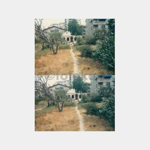 1983 Feneryolu Tarihi Ev Yıkımı Görünüş 2 Adet Fotoğraf