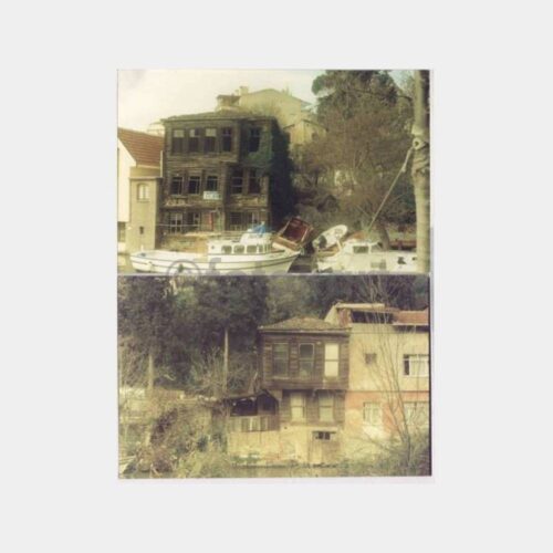 1972 Göksu Deresi Tarihi Evler 2 Adet Fotoğraf