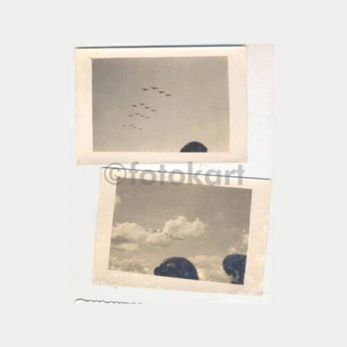 Havada Askeri Uçaklar Görünüş 2 Adet Fotoğraf