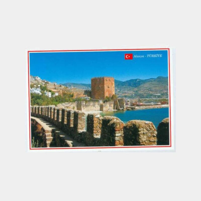 1990 Alanya Görünüş Kartpostal