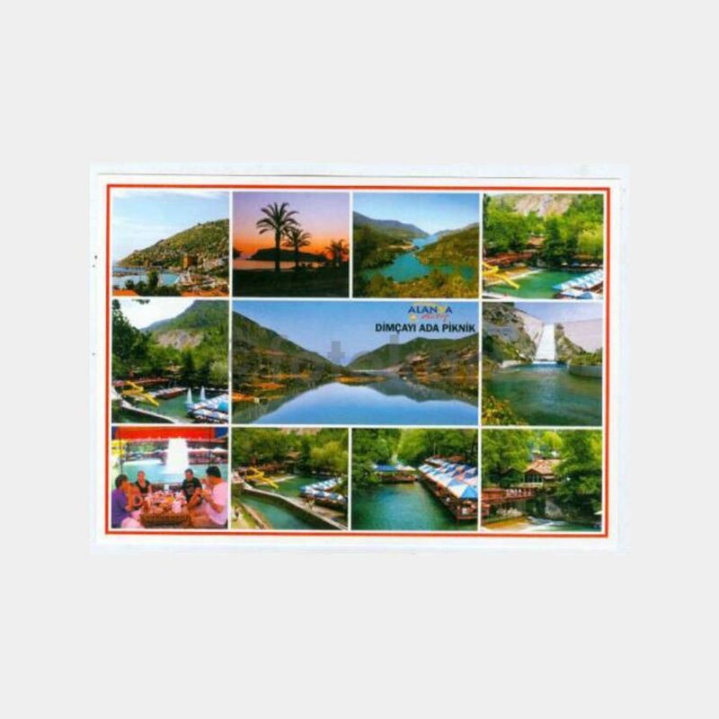 1990 Alanya Görünüş Kartpostal