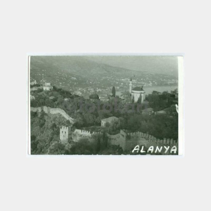1959 Alanya Genel Görünüş  Kartpostal