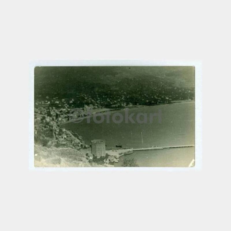 1960 Alanya Genel Görünüş Kartpostal