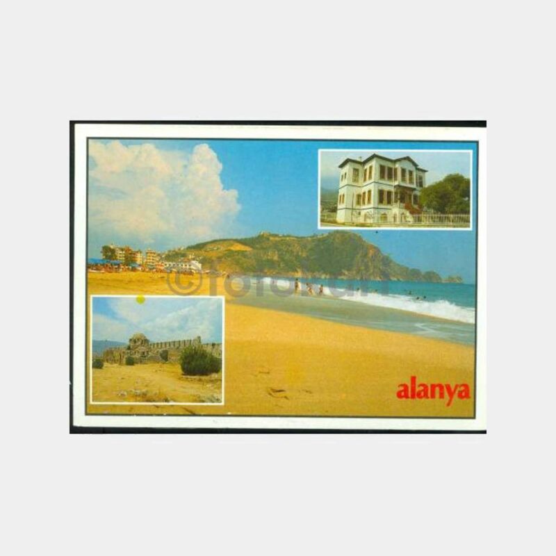 1995 Alanya Konulu Kartpostal