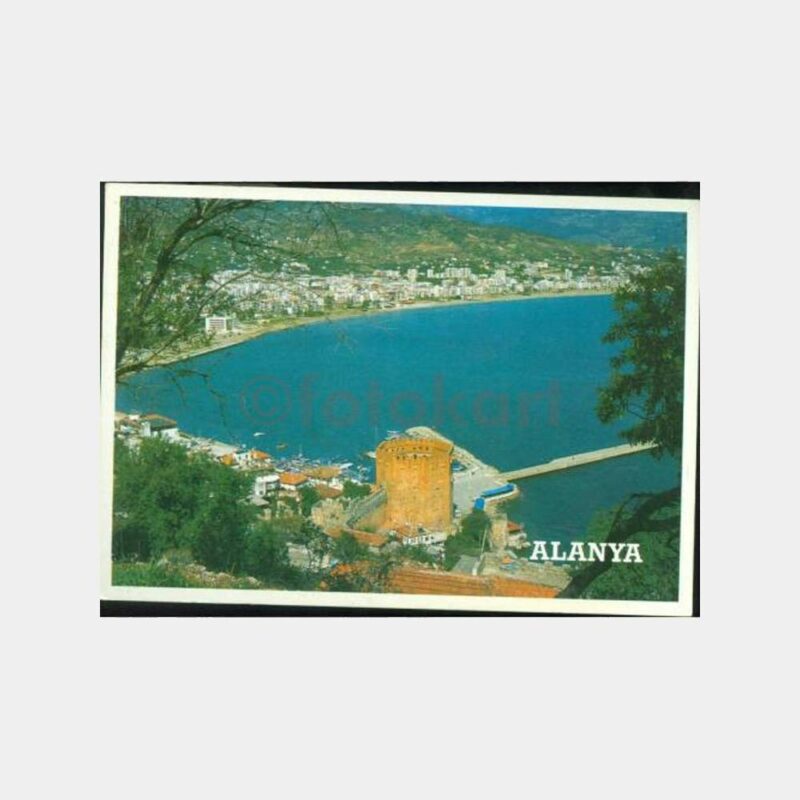 1995 Alanya Konulu Kartpostal