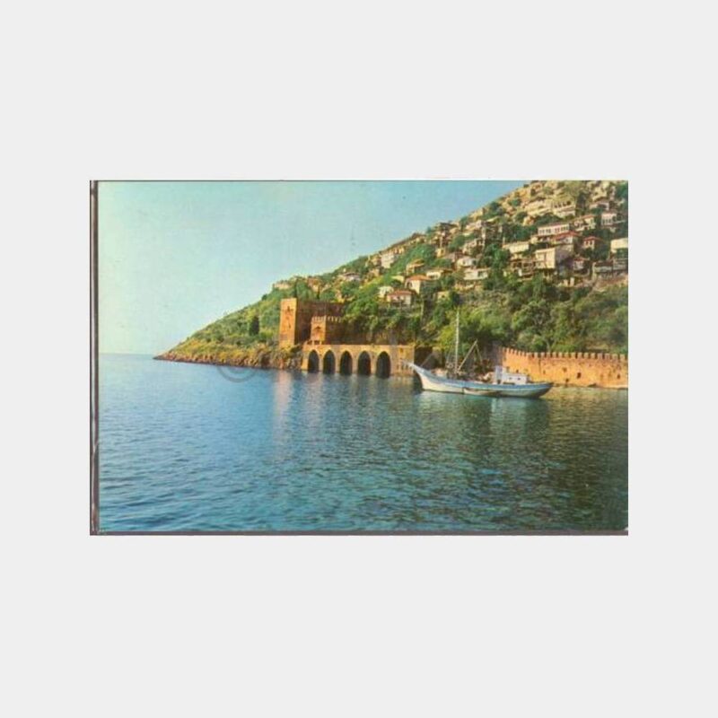 1970 Alanya Tersanesi Görünüş Kartpostal