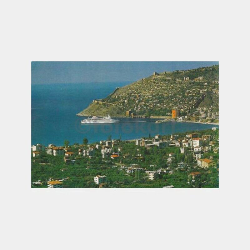 1983 Alanya Posta Damgalı Kartpostal