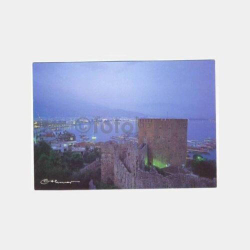 2000 Alanya Gece Görünüşü Kartpostal