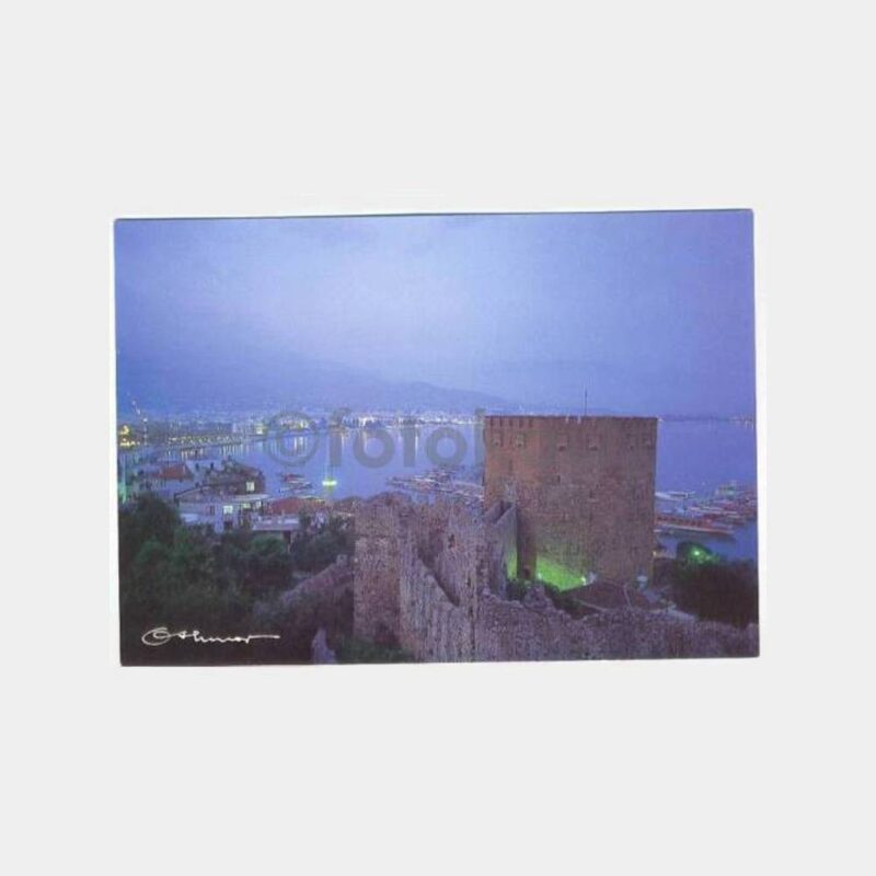 2000 Alanya Gece Görünüşü Kartpostal