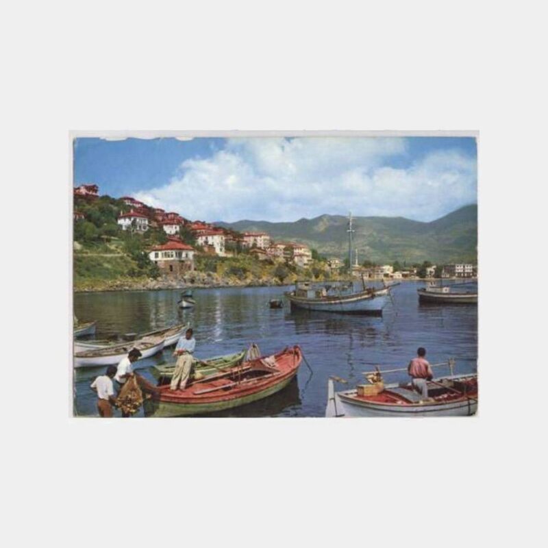 1968 Alanya Sahilden Görünüş Kartpostal