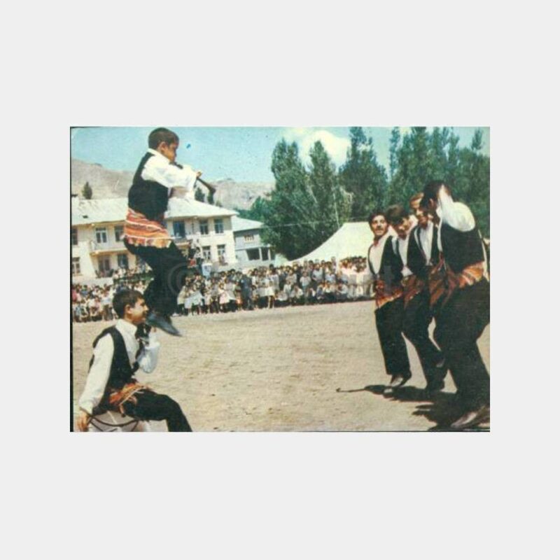 1970 Bitlis Ahlat Folklor Grubu Görünüş Kartpostal