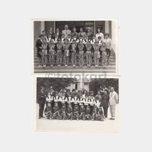 1965 Kızıltoprak Zühtüpaşa -2 Adet 12.Seri- Folklor Fotoğraf