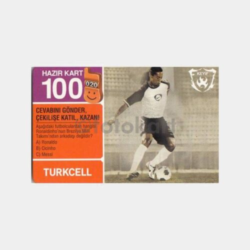 Hazırkart - Ünlü Futbolcu Ronaldinho Telefon Kartı
