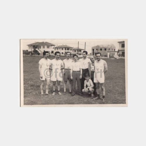 1955 Horoz Amblem Formalı Futbolcular Fotoğraf