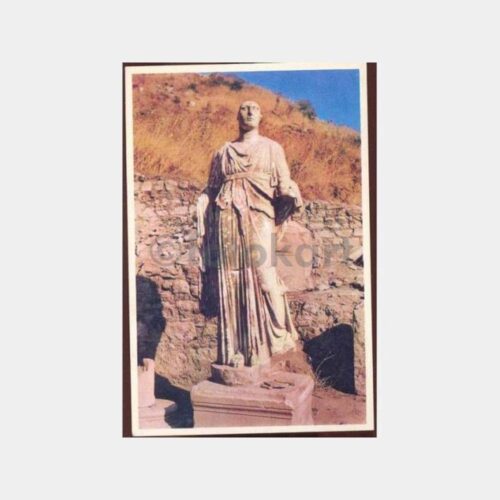 İzmir Efes Heykel -Doğan Kardeş- Kartpostal