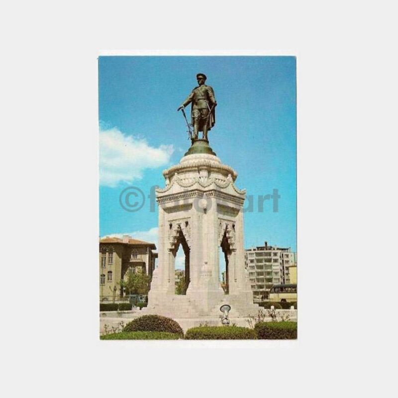 Konya Atatürk Heykeli Kartpostal