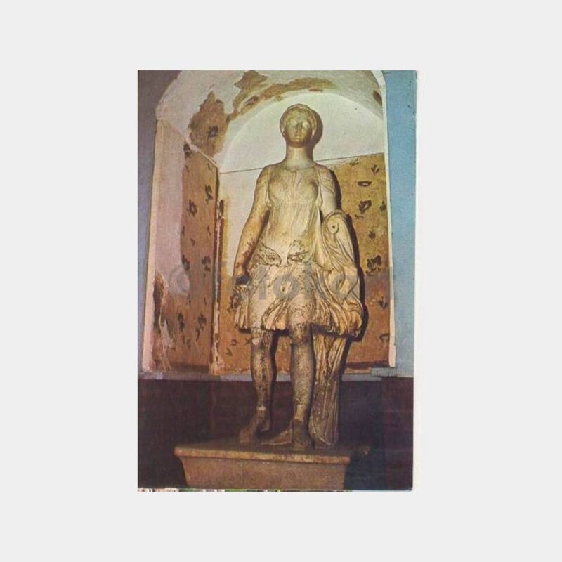 Efes Avcı Diana Heykeli Görünüş Kartpostal