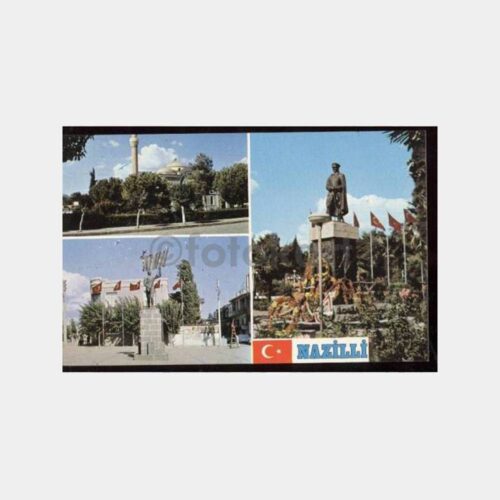 Nazilli Atatürk Heykeli Görünüş Kartpostal