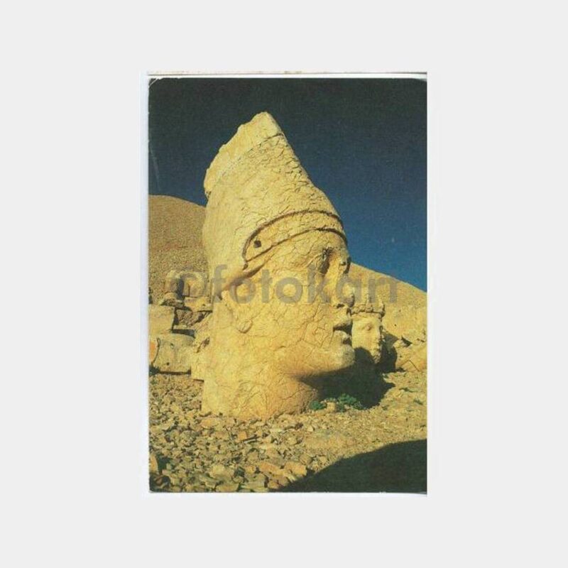 Adıyaman Nemrut Heykelleri Görünüş Kartpostal - Görsel 2