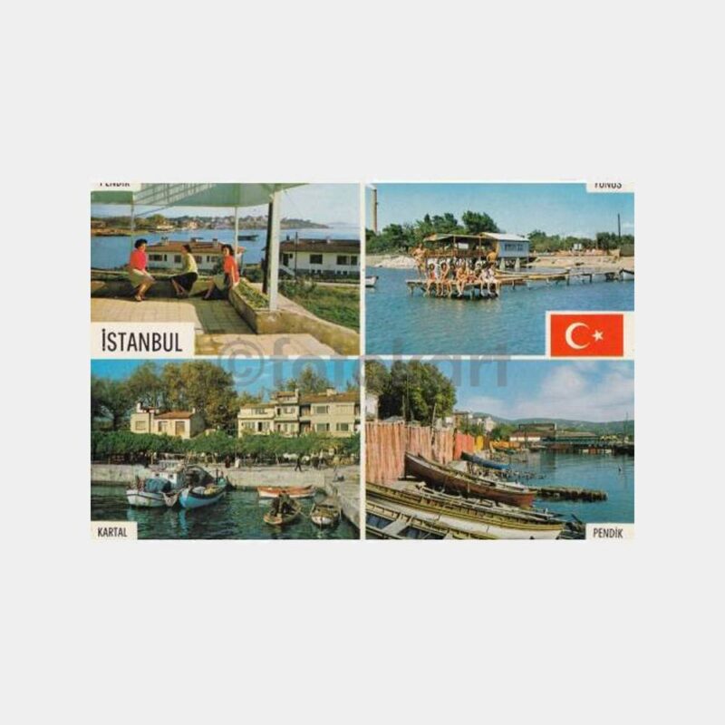 1975 İstanbul Kartal Pendik Yunus Konulu Kartpostal