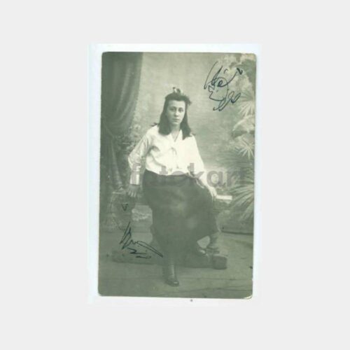 1925 Genç Kız Stüdyo Fotoğraf