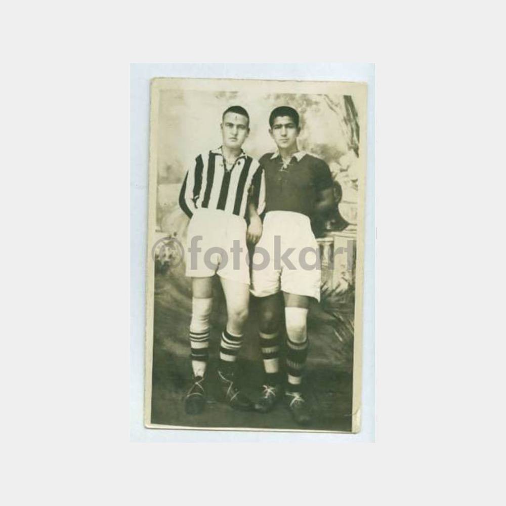 1928 Futbolcu Gençler -Arka Plan- Stüdyo Fotoğraf