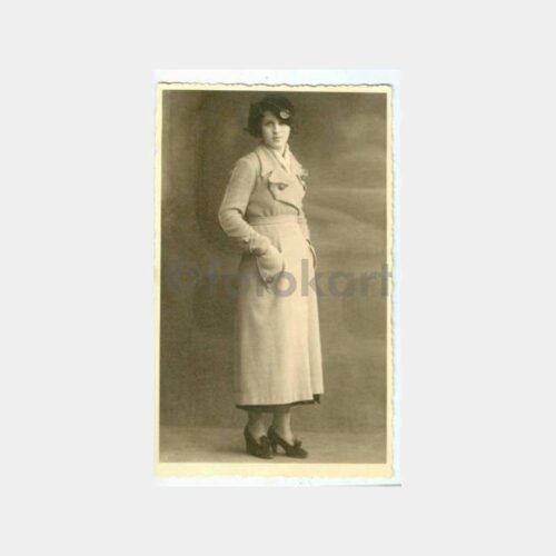 1935 Kadın Görünüş Stüdyo Fotoğraf