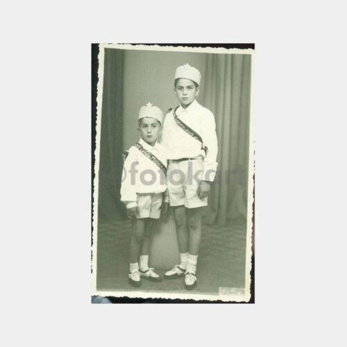 1960 Moda - Sünnet Çocukları Görünüş Kartpostal