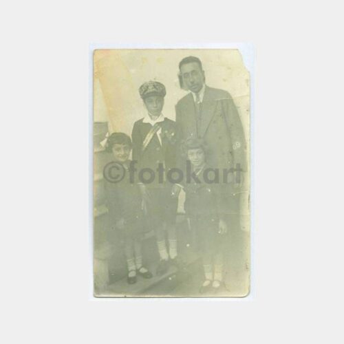 1931 İlginç Sünnet Çocuğu Görünüş Fotoğraf